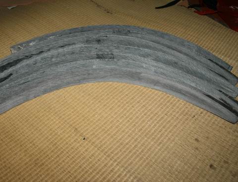 打磨后是牛角片